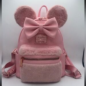 Loungefly Disney Parks Pink Piglet plush mini backpack